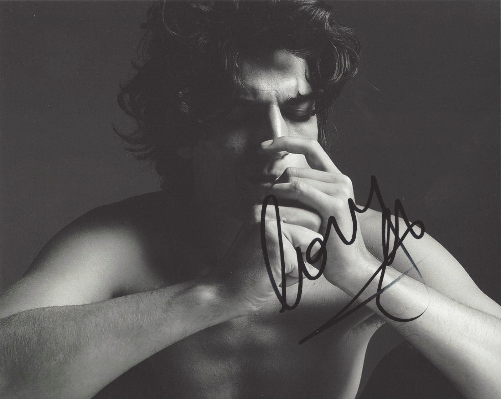 FRENCH ACTOR LOUIS GARREL SIGNED AUTHENTIC 'REDOUBTABLE' 8X10 Photo Poster painting C w/COA