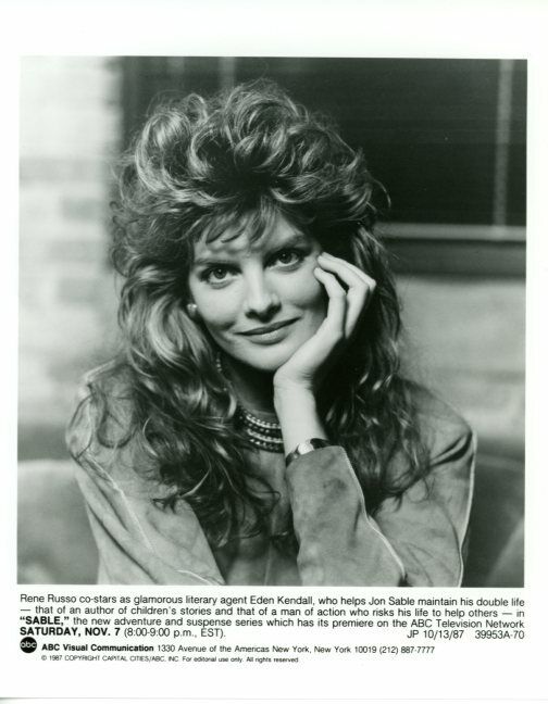 Rene Russo Sable 1987 Original 7x9 Press Photo Poster painting