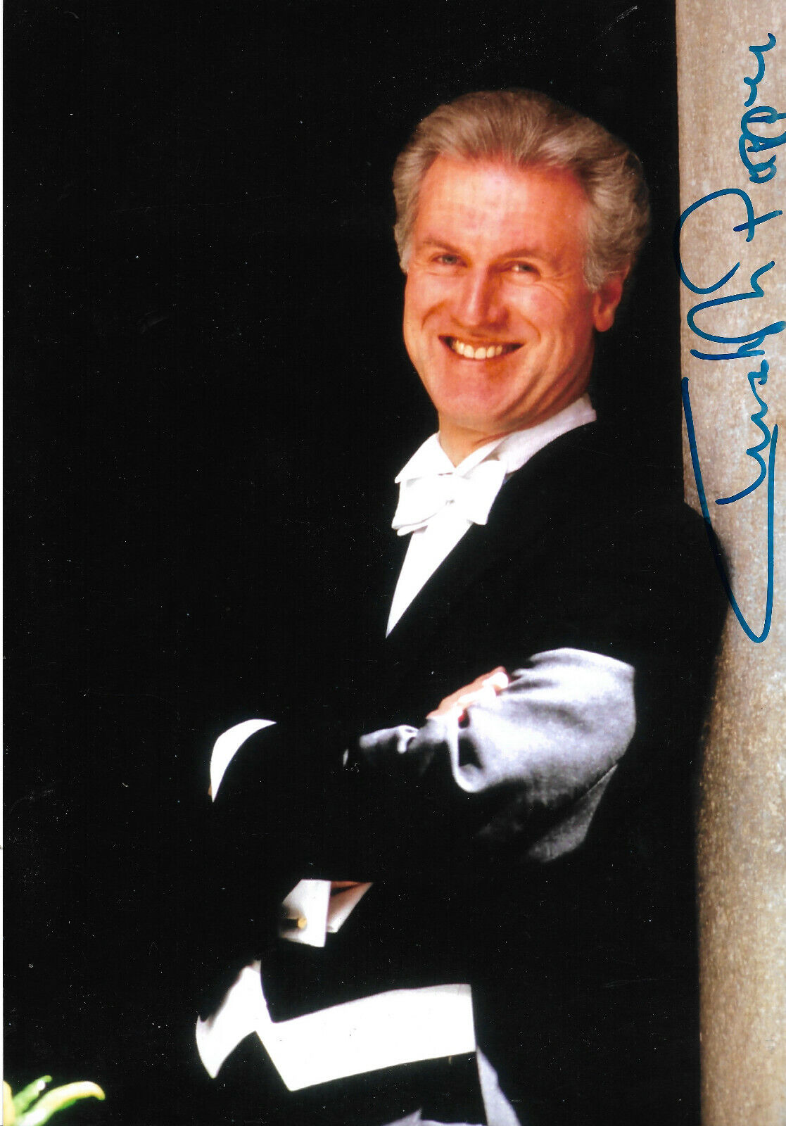 Christoph Poppen Conductor signed 8x12 inch Photo Poster painting autograph