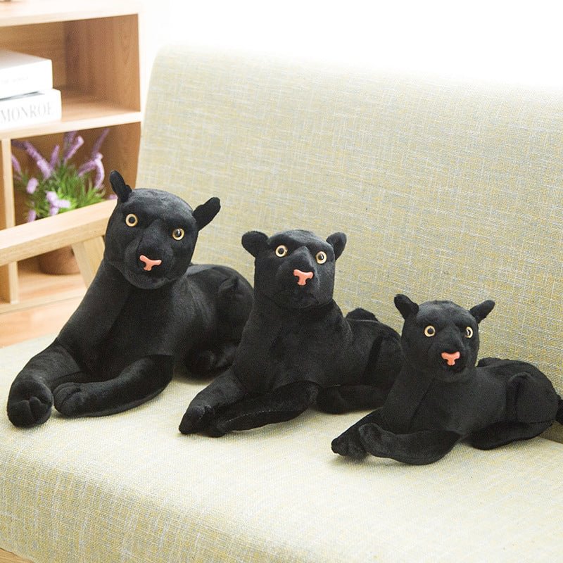 Black Panther Stuffed Animal Kawaii Soft Cuddly Plush Toy