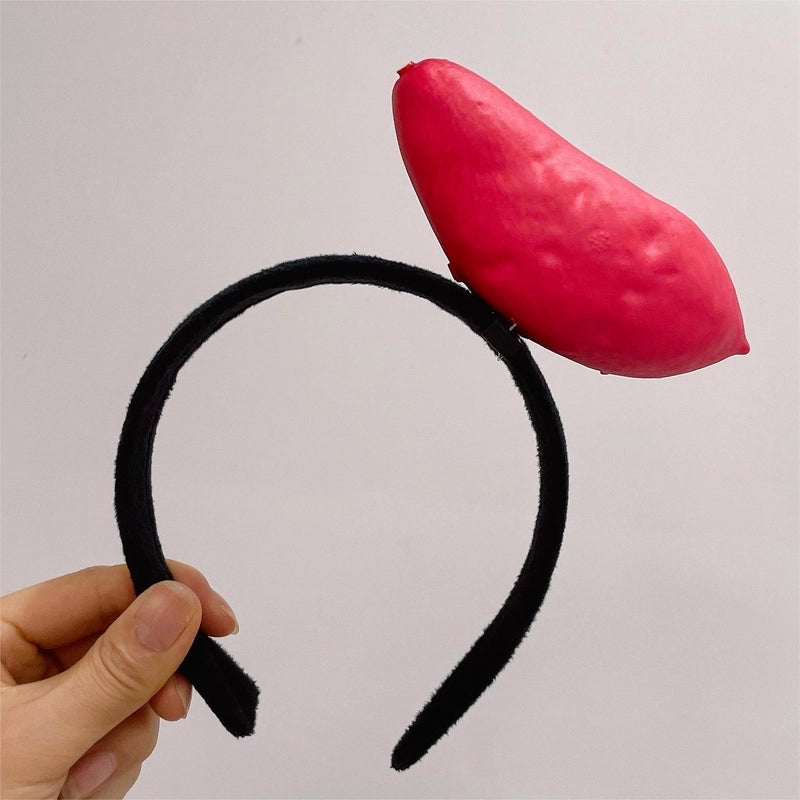 Women’s Cute Fruit Vegetable Mixed Materials Hair Band