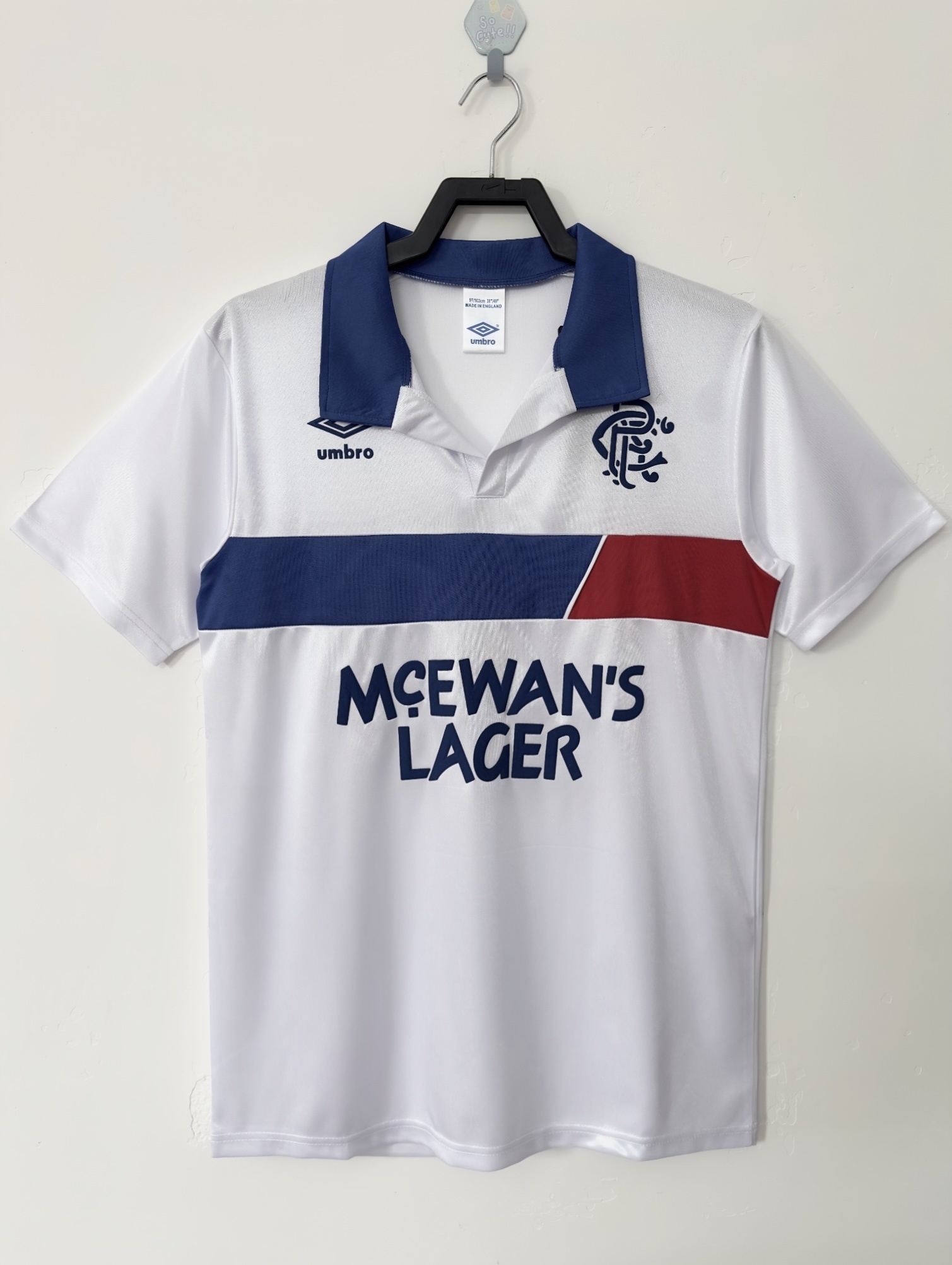 1994 Retro Rangers Away Football Jersey