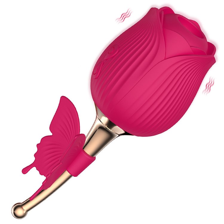 Rose Shape Vaginal Vibrator Stimulation Rose Toy