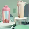 500ml Protein Shaker Bottle Leak Proof Cup for Protein Mixes Supplement Shakes