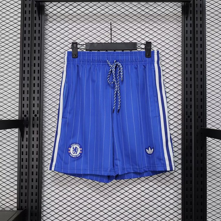 2025-26 Chelsea Casual Shorts in Blue - Player Edition