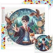 Harry Potter Castle 40*30CM(Canvas) full round drill diamond painting