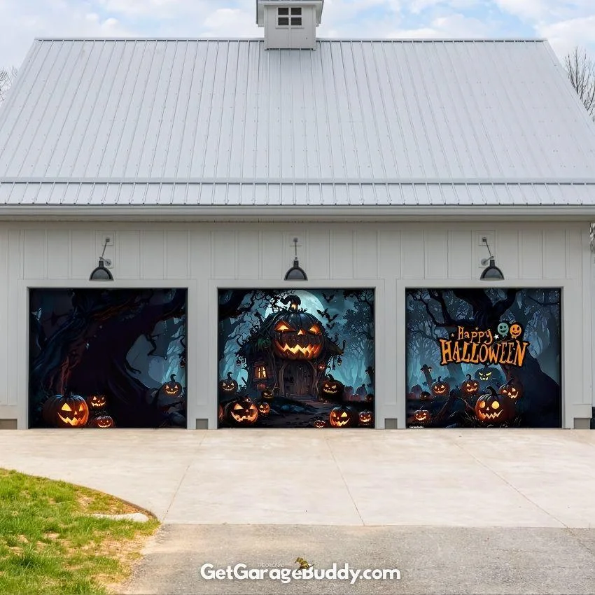 GarageBuddy Halloween Garage Door Covers