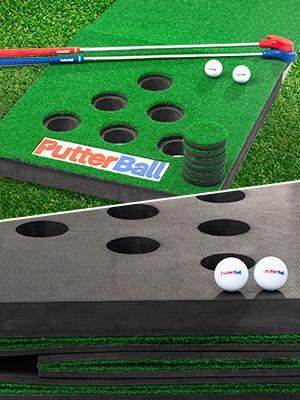 Indoor and Outdoor Putting Green Set