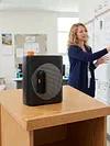 Voice Amplifier with Dual Lavalier Lapel Clip BT Microphone Portable Speaker Megaphone for Streaming Class Speech Meeting Yoga Guides