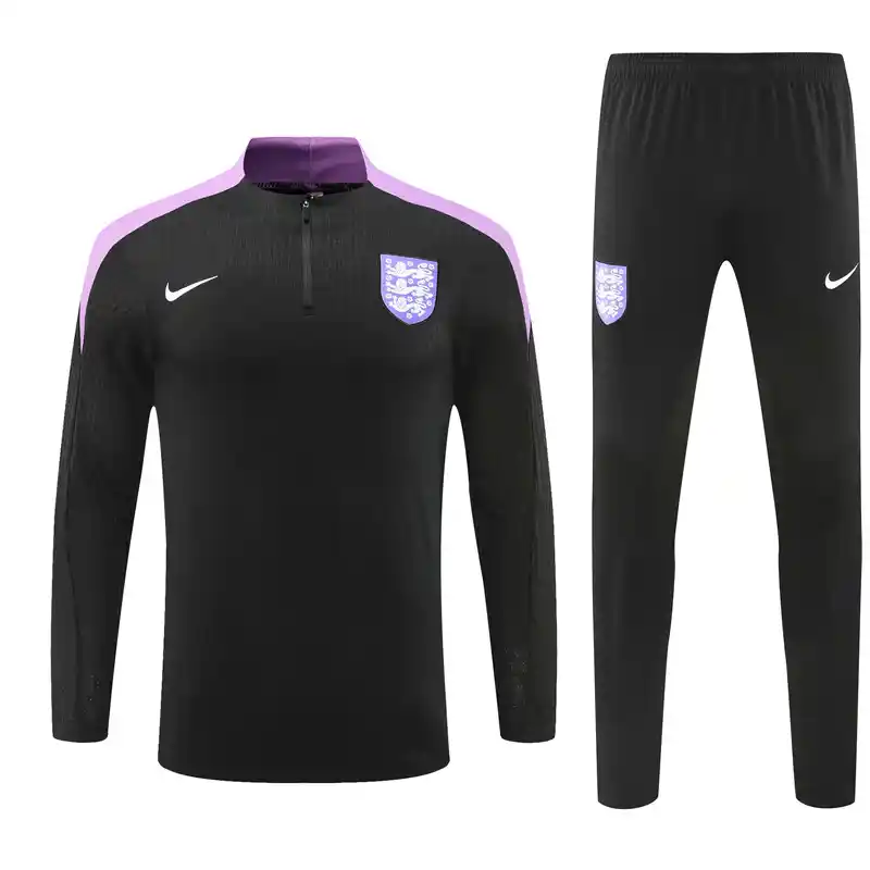 2024 Player Version EngLand Black Track Jacket