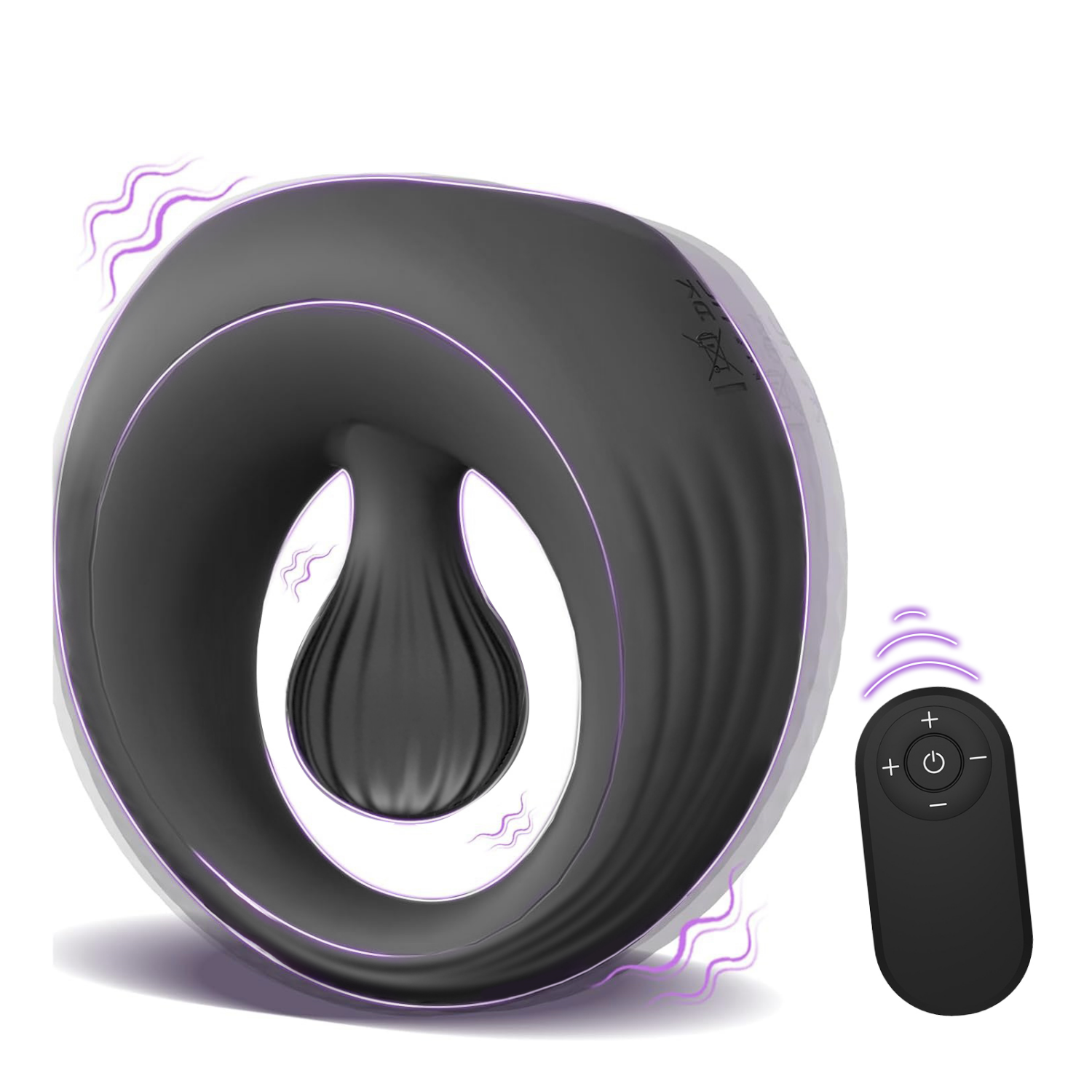 Vibrating Cock Ring With 360° Adjustable Bead Couple Sex Toys - Rose Toy