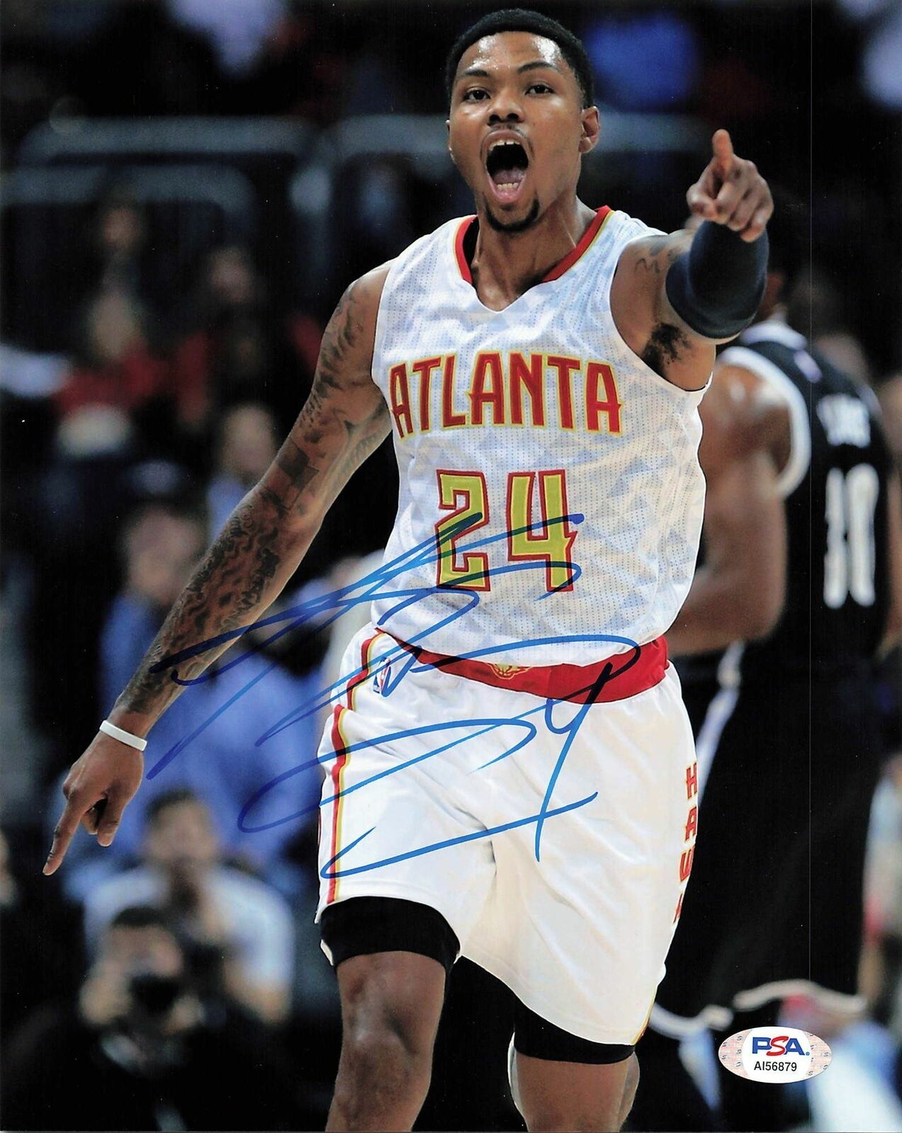 Kent Bazemore signed 8x10 Photo Poster painting PSA/DNA Atlanta Hawks Autographed