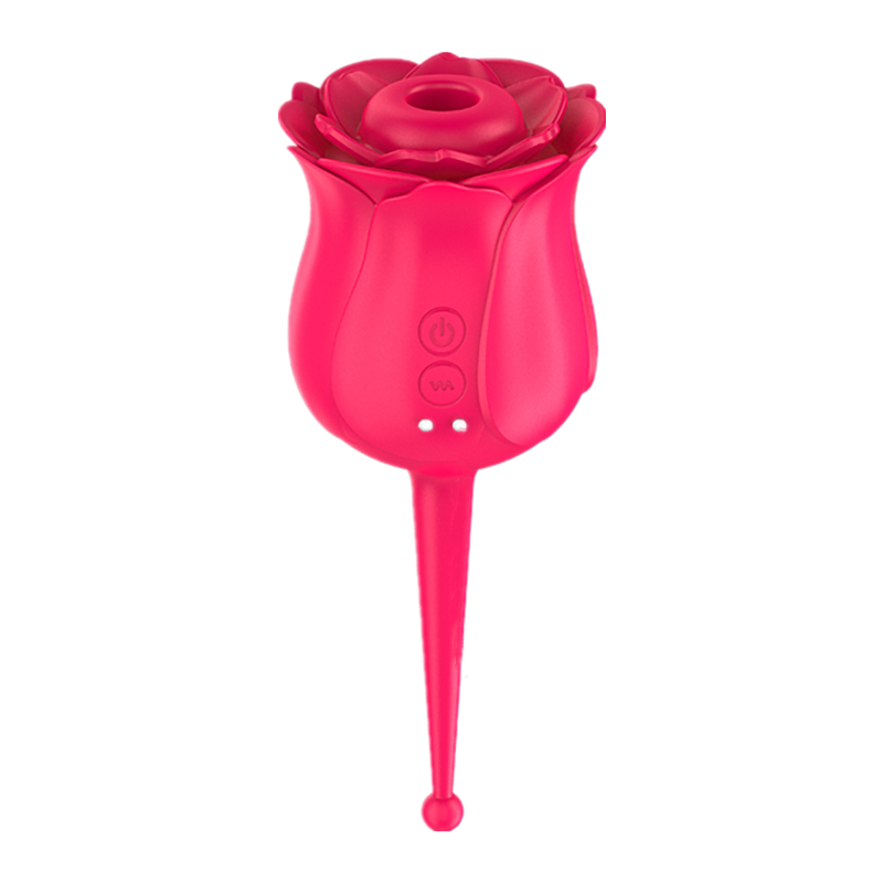 Rosebud sexual toy sucking vibrator