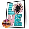 Diamond Painting-DIY Full Round Drill Love