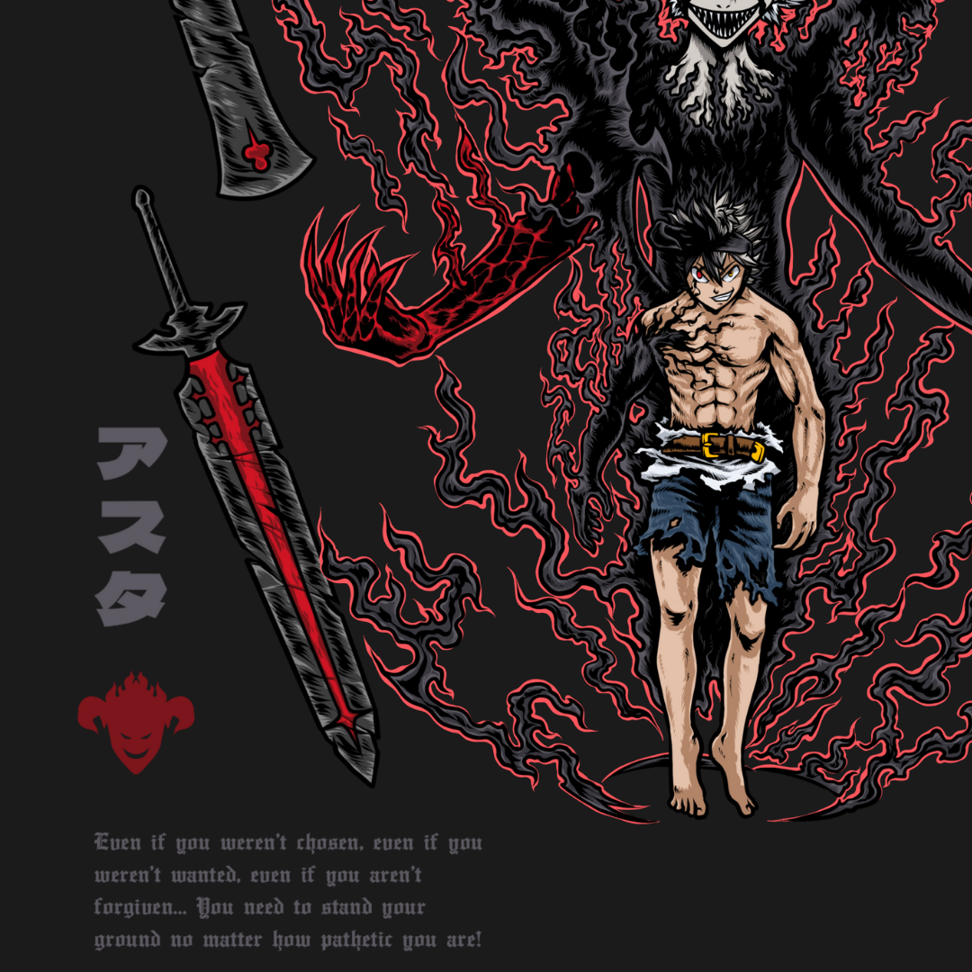"Asta X Liebe - Black Clover" Oversize T-Shirt
