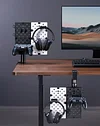 Pegboard Stands And Accessories | Home And Office Desk Organizers | Space-Saving And Modular | Under-Desk Or Clip-On Tables