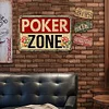 Poker zone - Vintage Metal Signs - 20*30cm/30*40cm - Warning