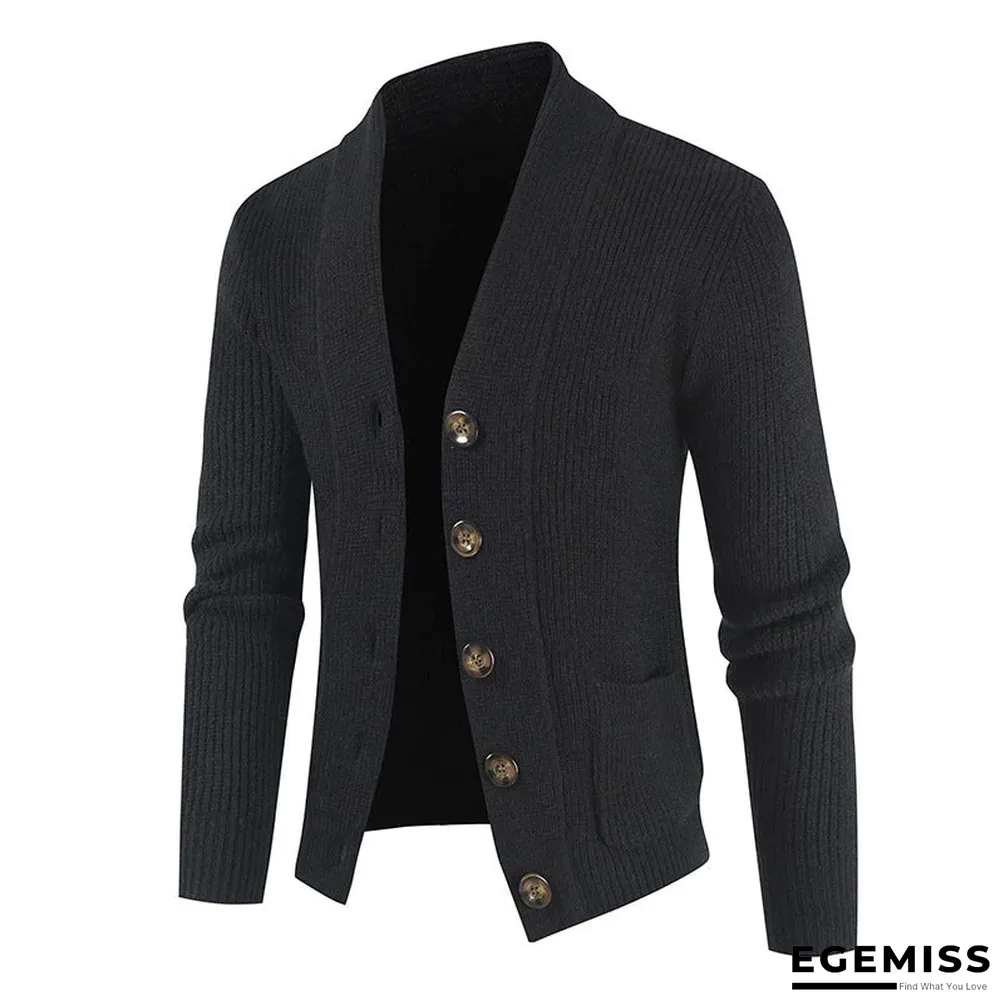 Casual Long Sleeve Slim Fit Men's Sweater | EGEMISS