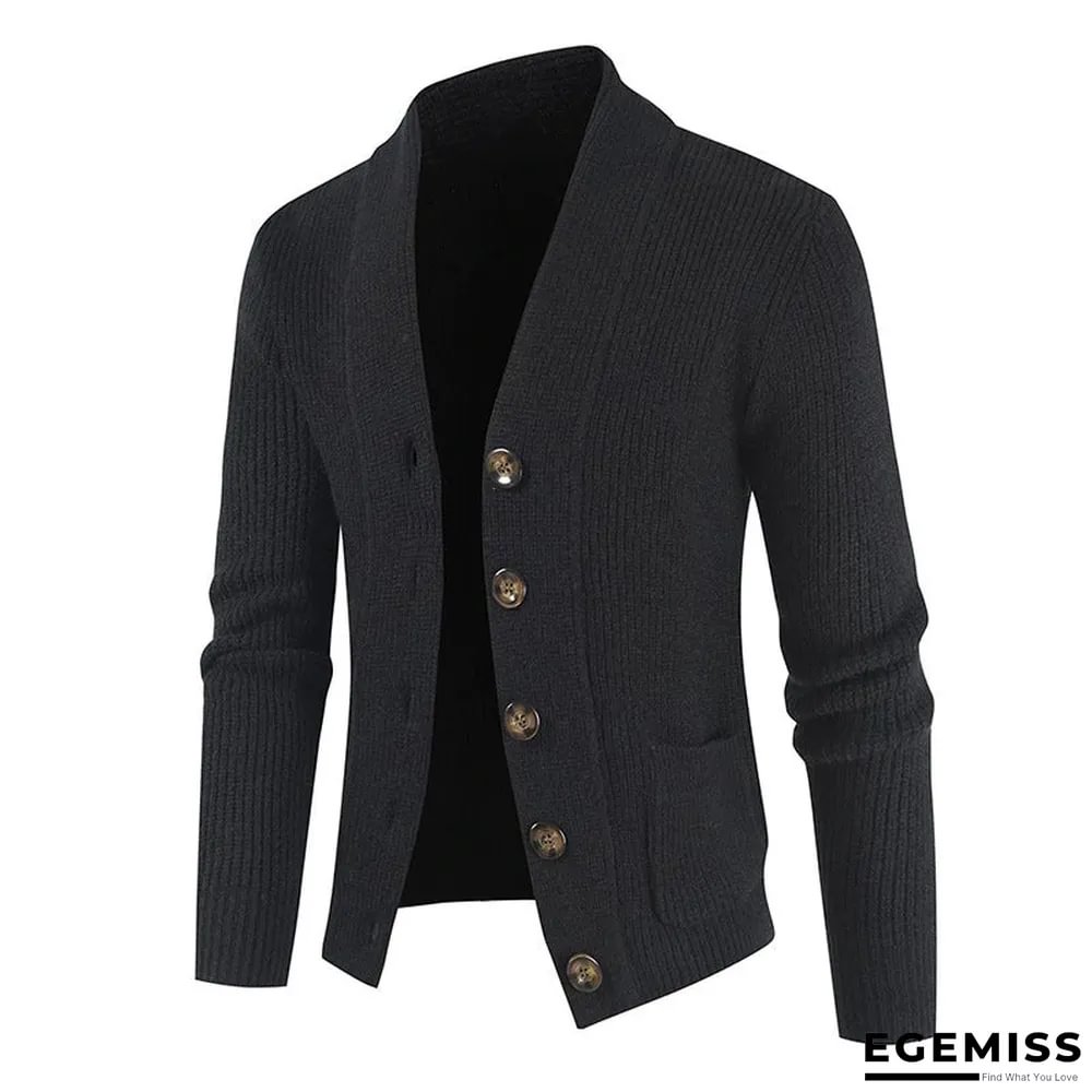 Casual Long Sleeve Slim Fit Men's Sweater | EGEMISS