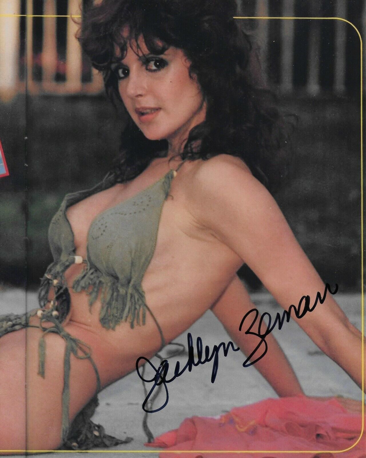 Jacklyn Zeman General Hospital Original Autographed 8X10 Photo Poster painting #4