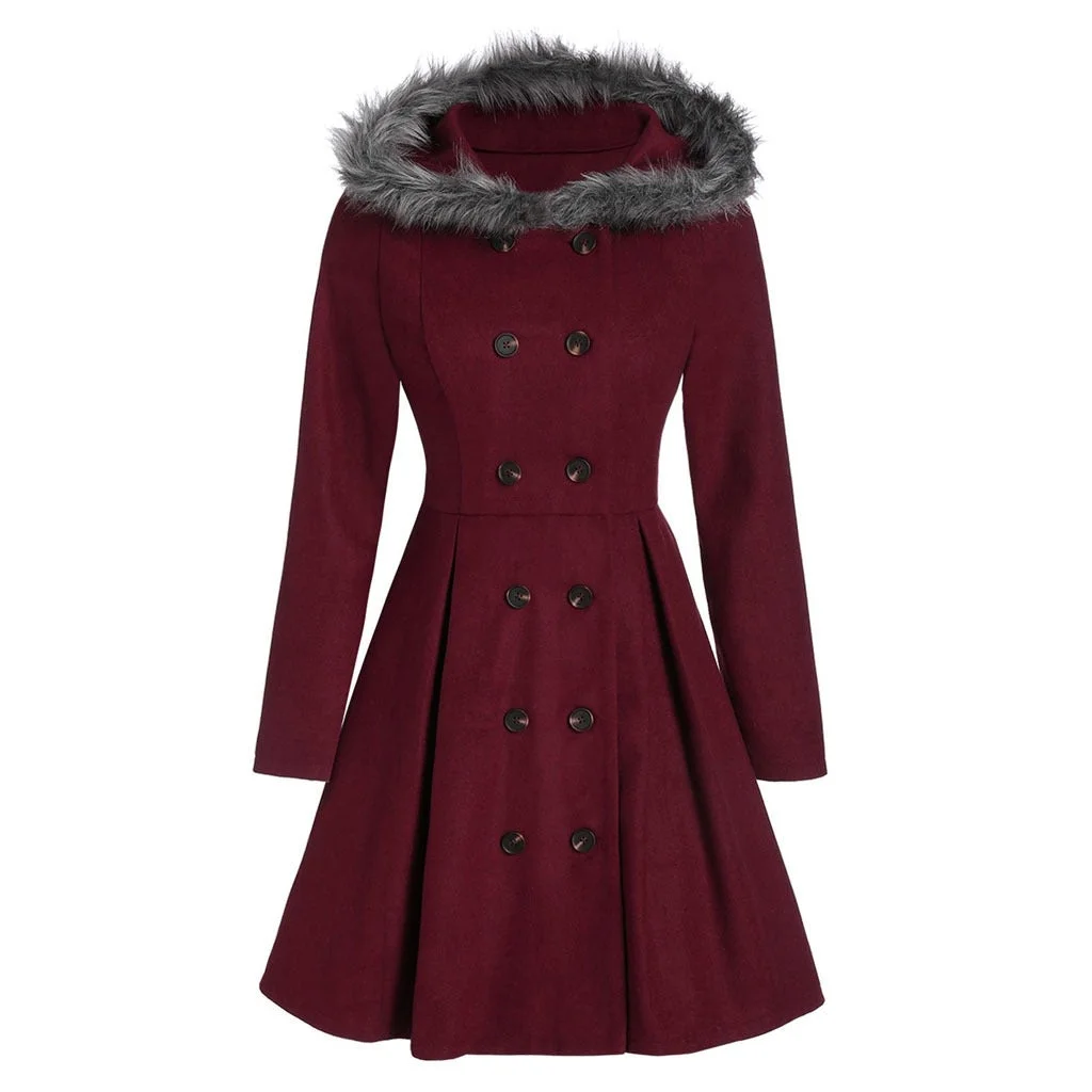 Women's Spring And Autumn Coat Princess Posing Retro Slim Coat