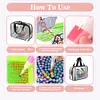 DIY Woman Diamond Art Rhinestone Makeup Bag Transparent PVC Storage Pack Gift