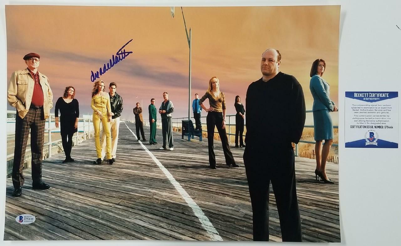 Drea De Matteo signed 12x17 Photo Poster painting The Sopranos Autograph ~ Beckett BAS COA