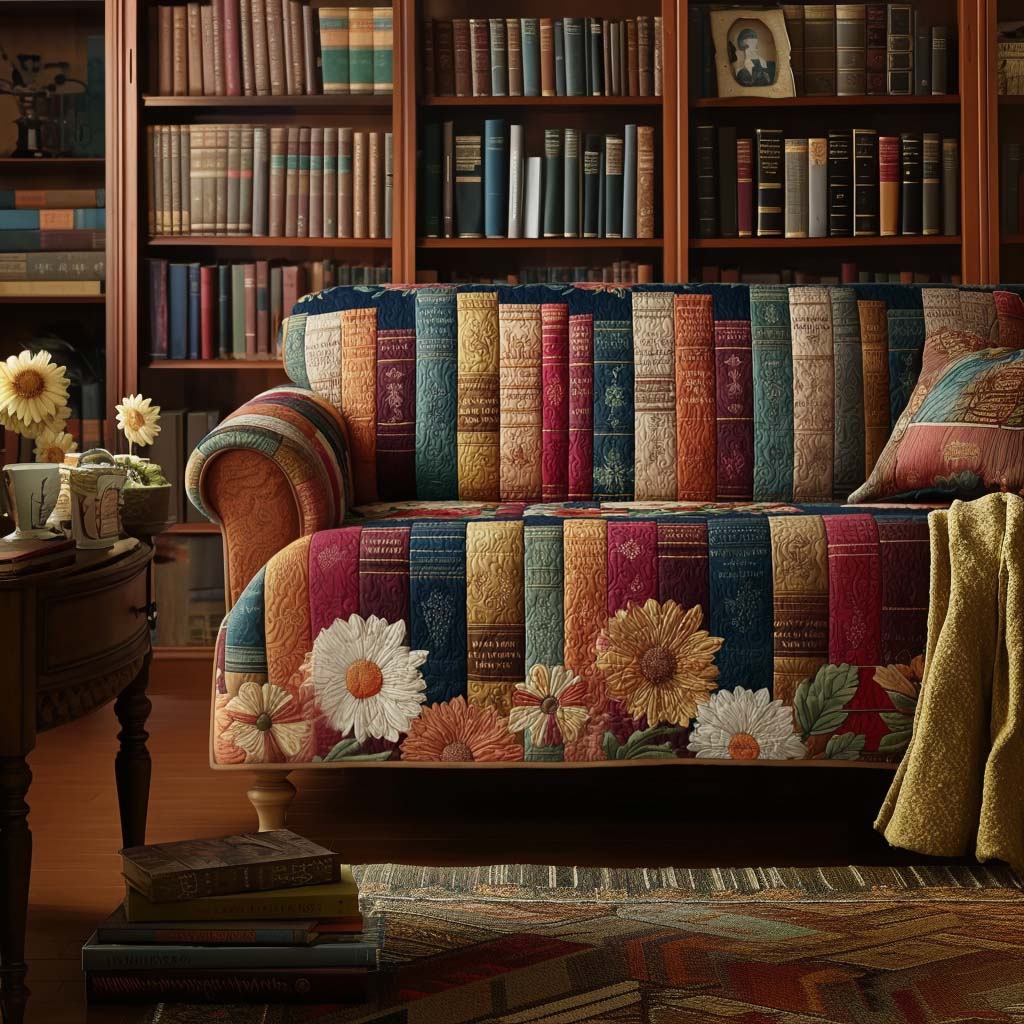 Storytime Haven Quilted Sofa Cover NCU0NT11450 everthome