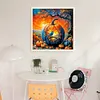 Pumpkin Silhouette Crow-11CT Stamped Cross Stitch 40*40cm/15.75*15.75in tapestrymarket