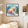 Diamond Painting-DIY Full Round Drill Bear