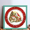 Christmas Tree Bear-18CT Stamped Cross Stitch 20*20cm tapestrymarket