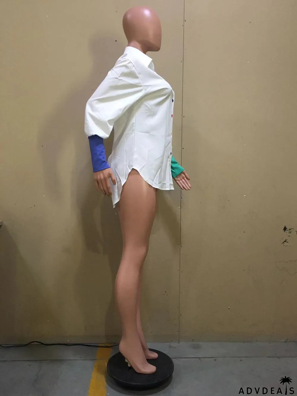 Casual Irregular Long Sleeve Shirt