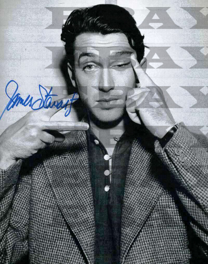 JIMMY JAMES STEWART Autographed Signed 8x10 Photo Poster painting Reprint