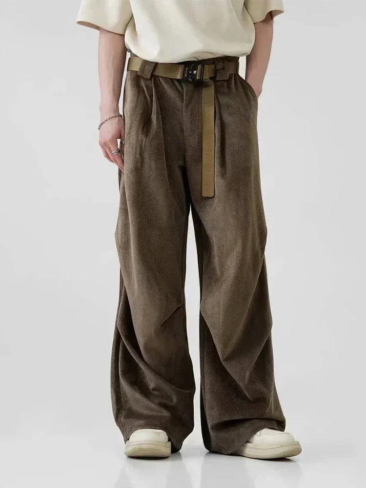 Brownm Wide Leg Pants