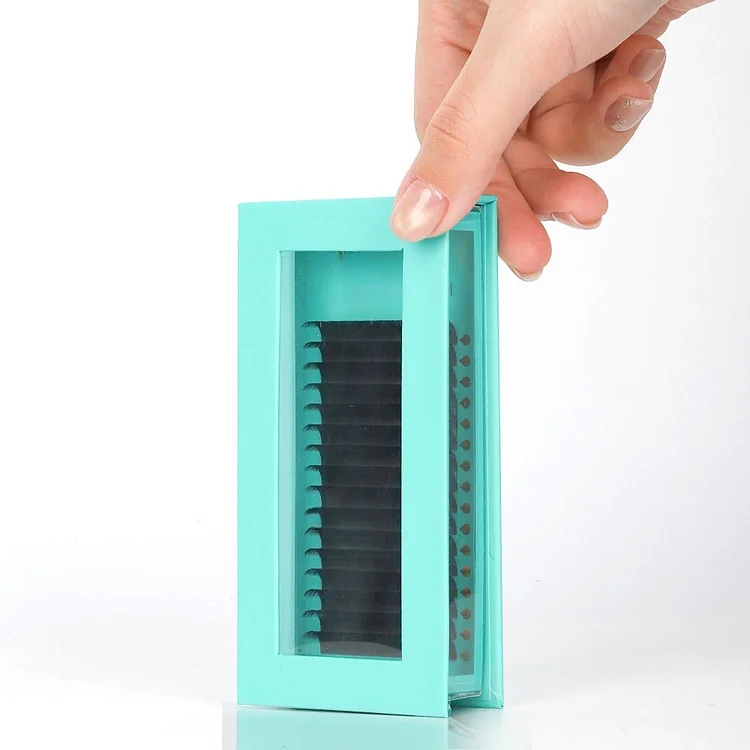 Cashmere Individual Lash Extensions &ndash; 12 Rows, C / CC Curl, 6&ndash;12mm, Dark Matte Black