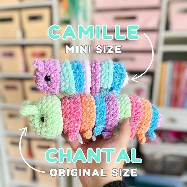 Cute Caterpillar Crochet Pattern  —【Digital Pattern】