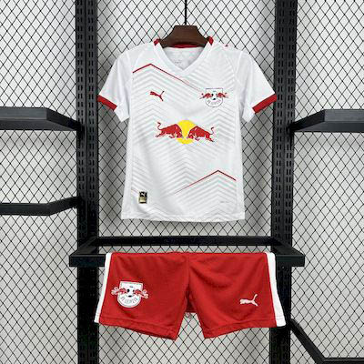 2025-2026 KIDS RB Leipzig Home Football Shirt 1:1 Thai Quality- Maxi Kit