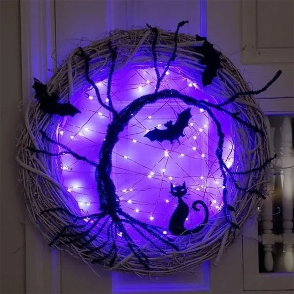 Halloween LED  glowing bat witch skull decoration-💖Buy 2 Free Shipping