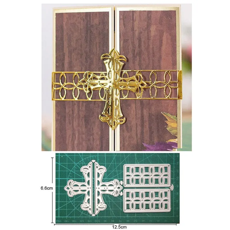 Craft Dies Metal Cutting Dies Cut Die Lace Corner Border Frame Decoration Scrapbook Dies Knife Mould Blade Punch Stencils Dies
