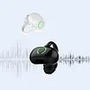 Bluetooth-Compatible Clip-On Sports Headphones Noise Reduction Single Ear Headphones Clip-On Open-Ear Earphones for Fitness Running Workout