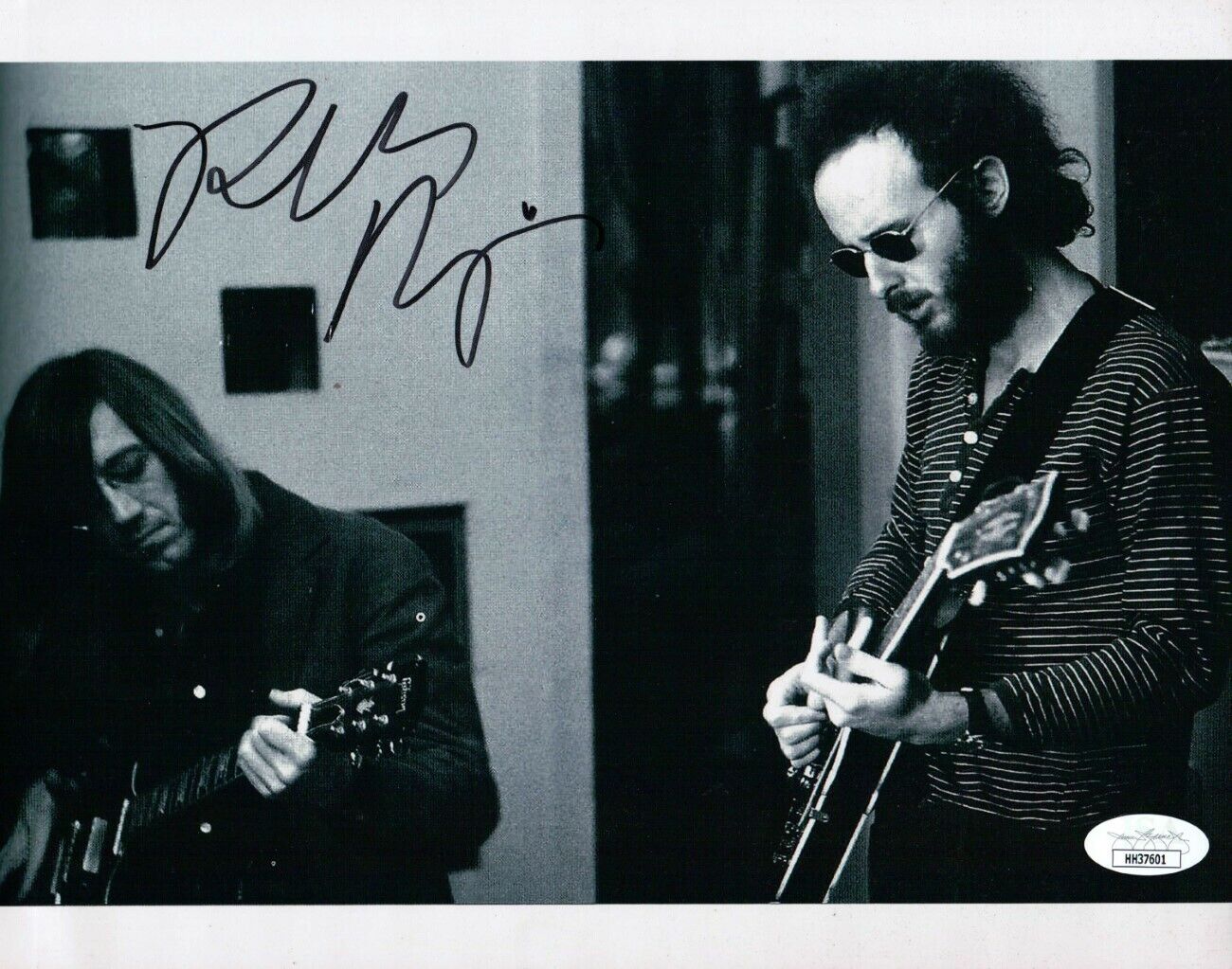 Robby Krieger Signed Autographed 8X10 Photo Poster painting The Doors in Studio JSA HH37601