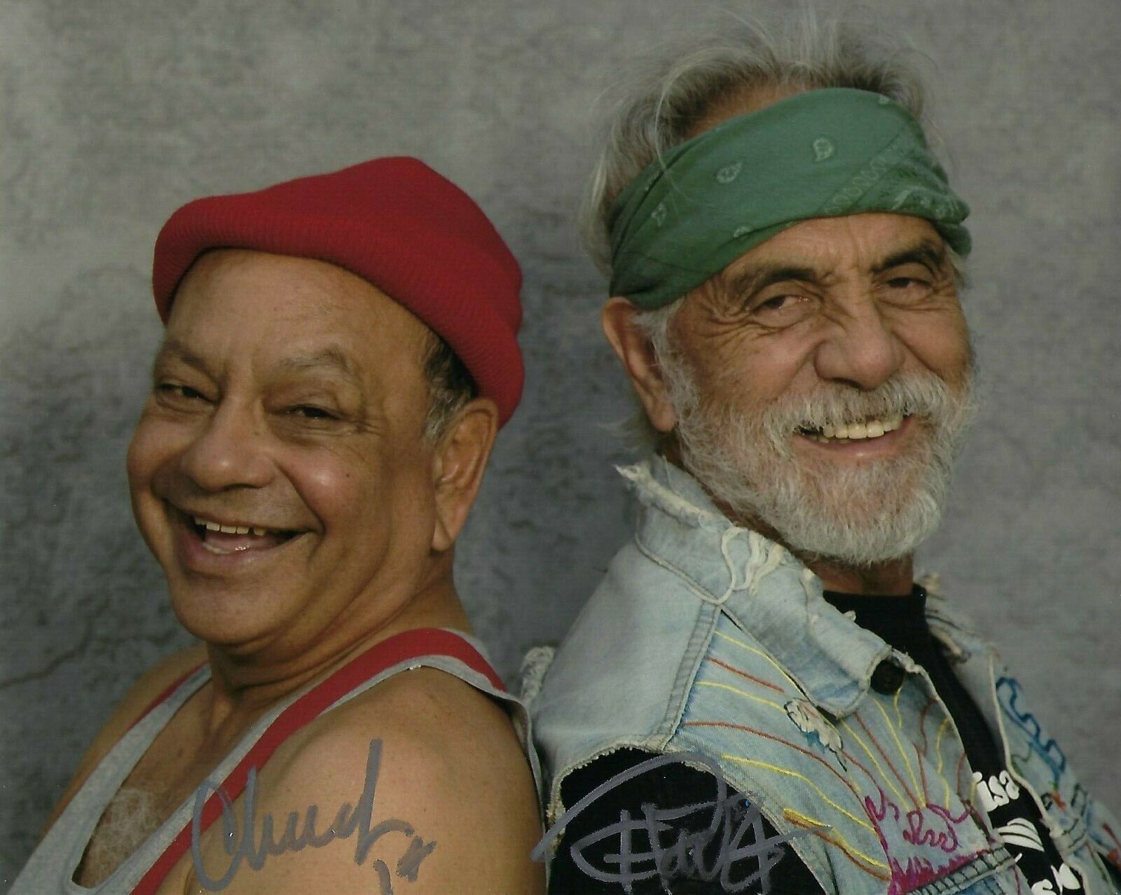 GFA Up in Smoke Movie * CHEECH AND CHONG * Signed 8x10 Photo Poster painting PROOF AD6 COA