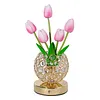 Tulip Bouquet LED Night Light USB Rechargeable Touch Dimming 3-Color