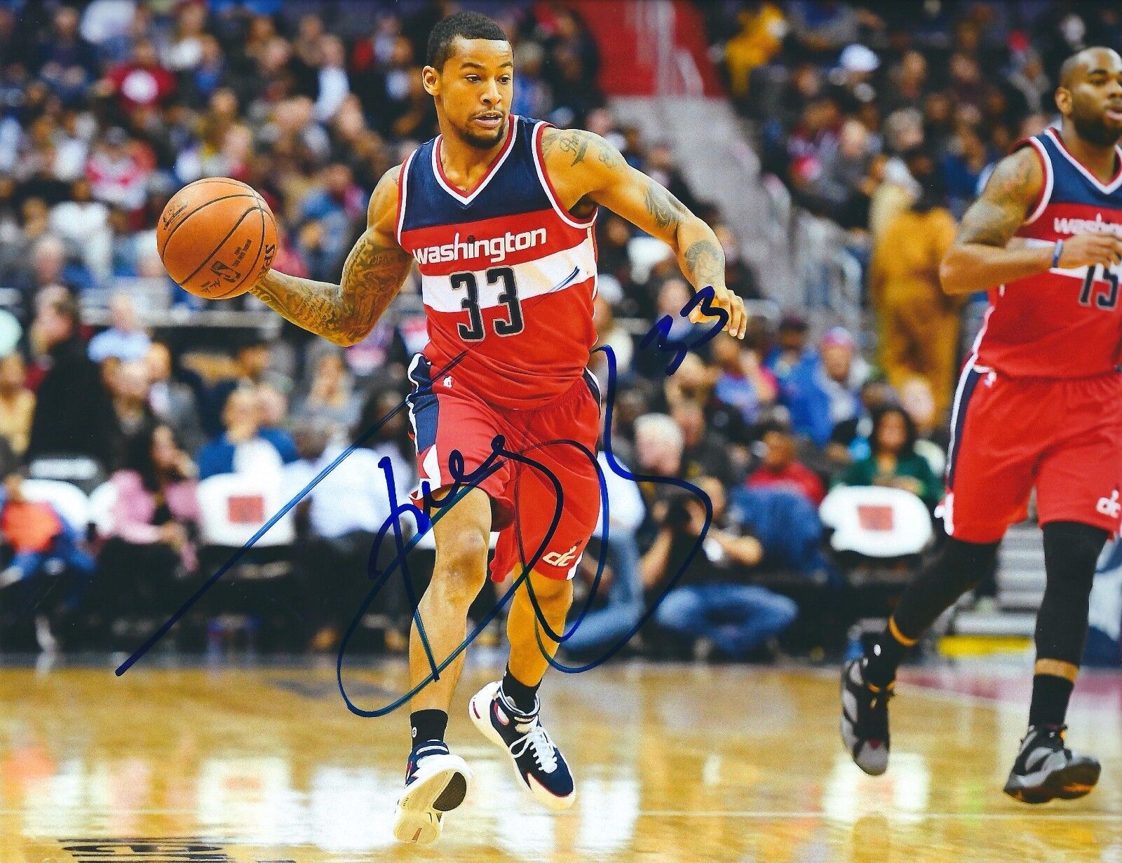 Signed 8x10 TREY BURKE Washington Wizards Autographed Photo Poster painting COA