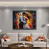 uk.everydayedeals (Limited Stock)Cross Stitch - 14ct Stamped - Tomber amoureux (63*52cm)