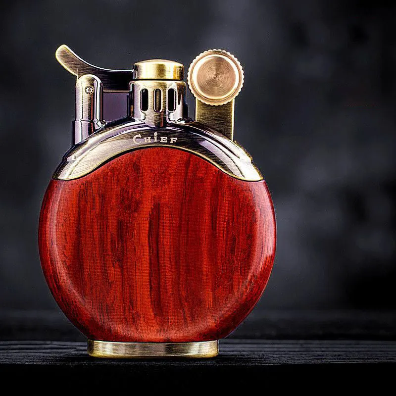 Chief Kerosene Windproof Retro Wheel Lighter
