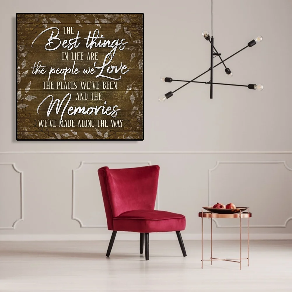 Diamond Painting - Full Round Drill - Letters(30*30cm)