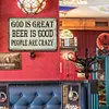 God is great beer is good - Vintage Metal Signs - 20*30cm/30*40cm