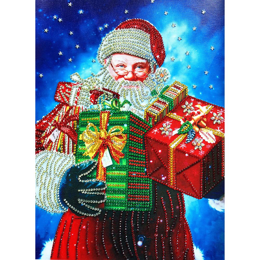 

40*30CM - Santa Claus - Special Shaped Diamond Painting, 501 Original