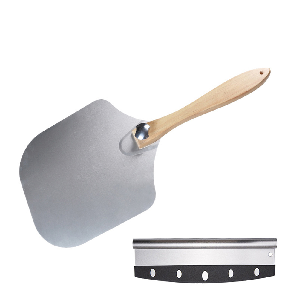 

Aluminum Pizza Peel with Wood Handle Detachable Shovel Paddle Outdoor Tool, 501 Original